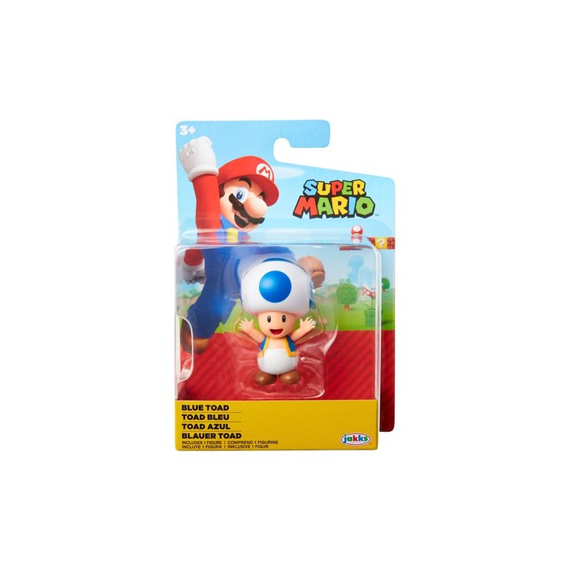 Figuras Super Mario: Blue Toad