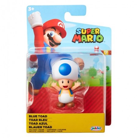 Figuras Super Mario: Blue Toad