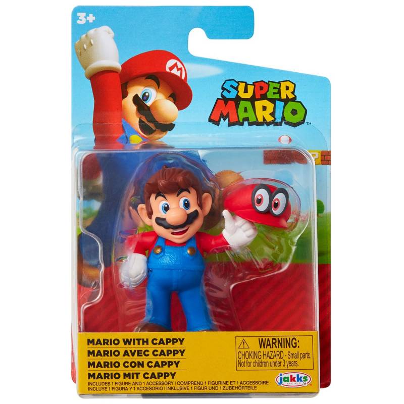 Figuras Super Mario: Mario y Cappy